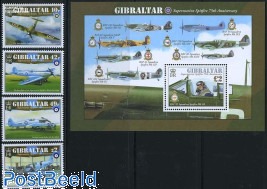 Gibraltar 2010 - Timbres Bataille D'Angleterre - Série Complète 1363-1368, Neufs Avec Gomme, MNH, Pour Collectionneurs