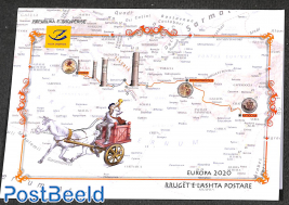 Europa, old postal roads booklet