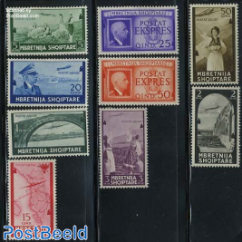 Airmail definitives 9v