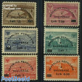 Definitives, overprints 6v