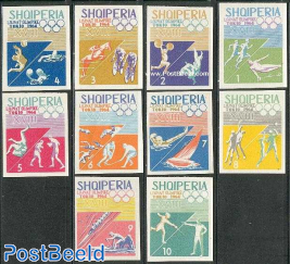 Olympic Games Tokyo 10v imperforated