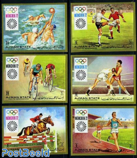 Olympic games 6v , imperforated