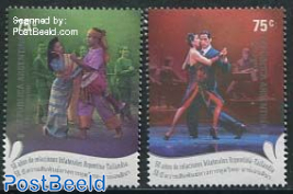 Dance, Joint issue Thailand 2v