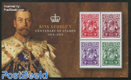 100 Years George V stamps s/s