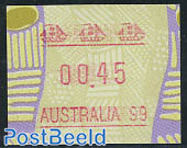 Automat stamp 1v, Australia 99