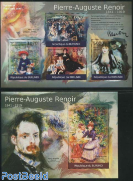 Auguste Renoir paintings 2 s/s