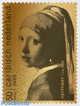 Vermeer, golden stamp 1v