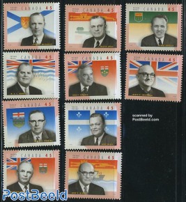 Provincial prime ministers 10v