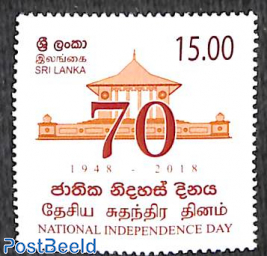 70 years National Independence day 1v