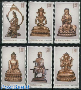 Buddhist statues 6v