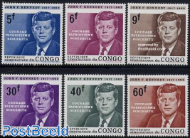 J.F. Kennedy 6v