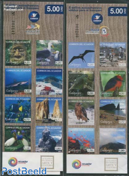 Galapagos Islands 16v s-a (in 2 foil booklets)