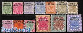 Overprints, Queen Victoria 13v (overprints high on stamps)