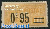 0.95 on 1.00, Colis Postal, Stamp out of set