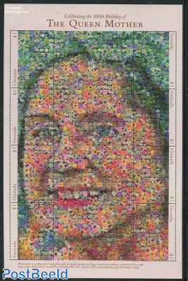 Queen mother 8v m/s, mosaics