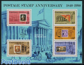 150th anniversary of stamps s/s