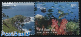 My Stamp 1v+tab, Port Blair Island