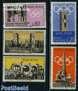 Olympic games Rome 1960 5v
