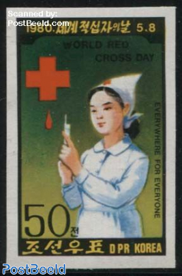 Red Cross 1v, imperforated