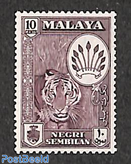 Negri Sembilan, 10c, carminebrown, stamp out of set