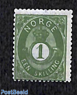 1SK, green, Stamp out of set