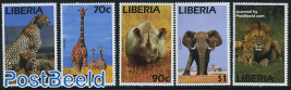 African animals 5v