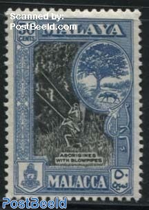 50c, Mallacca, Stamp out of set
