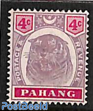Pahang, tiger 4c 1v