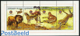 Rotary, Lions International, fauna 4v m/s (4x310F)