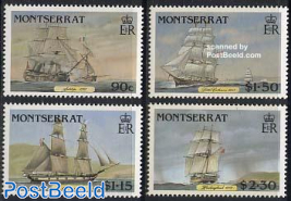 Postal ships 4v