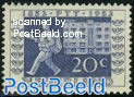 20c post in 1952, stamp out of set
