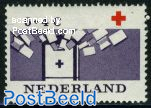 6+4c, Red cross, Stamp out of set