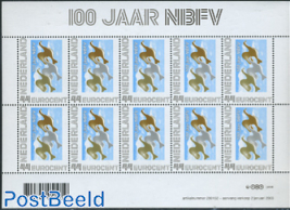 100 Years NBFV minisheet (with 10 stamps)
