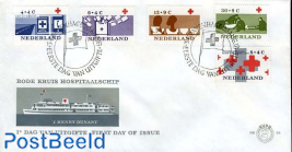 Red Cross 5v FDC without address