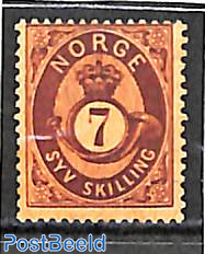 7Sk Brown, Stamp out of set
