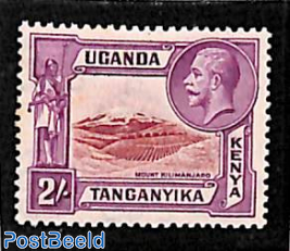 2Sh, Kilimanjaro, Stamp out of set