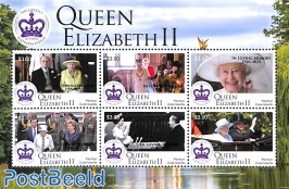Queen Elizabeth II 6v m/s, overprinted In loving memories 1926-2022
