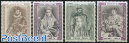 Historic rulers 4v