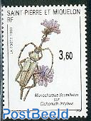 Insect, flower 1v