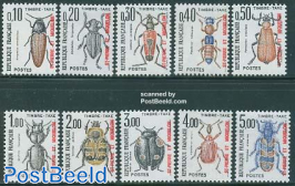 Postage due, insects 10v