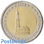 2 Euro, Germany, Hamburg J (Hamburg)