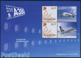 Personal stamps s/s (A380 on tabs)