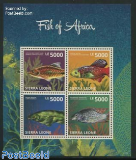 Fish of Africa 4v m/s