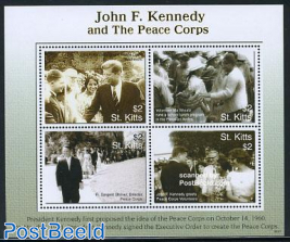 J.F. Kennedy and the peace corps 4v m/s