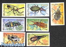 Insects 7v, imperforated
