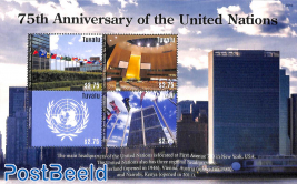 75th anniversary of the United Nations 4v m/s