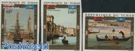 UNESCO, Save Venice 3v, Imperforated