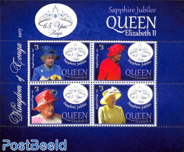 Sapphire Jubilee Queen Elizabeth II, 4v m/s