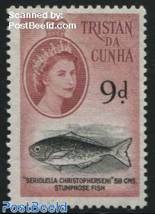 9p, Stumpnose Fish, Stamp out of set