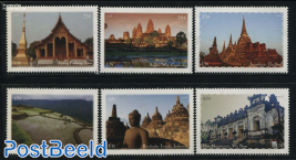 World Heritage South East Asia 6v (from booklet)
